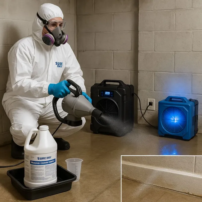 Sanitization and Odor Removal process in Jollyville, TX