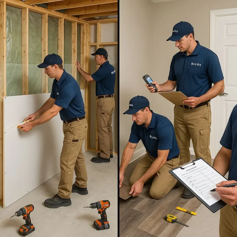 Repairs and Reconstruction process in Jollyville, TX